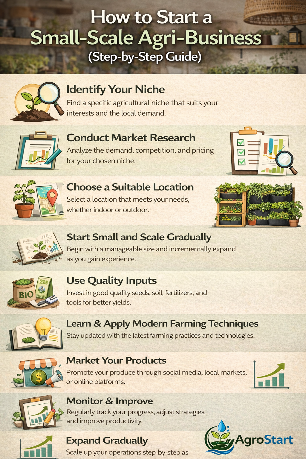 How to Start a Small-Scale Agri-Business (Step-by-Step Guide)