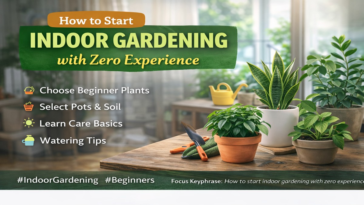 How to Start Indoor Gardening with Zero Experience